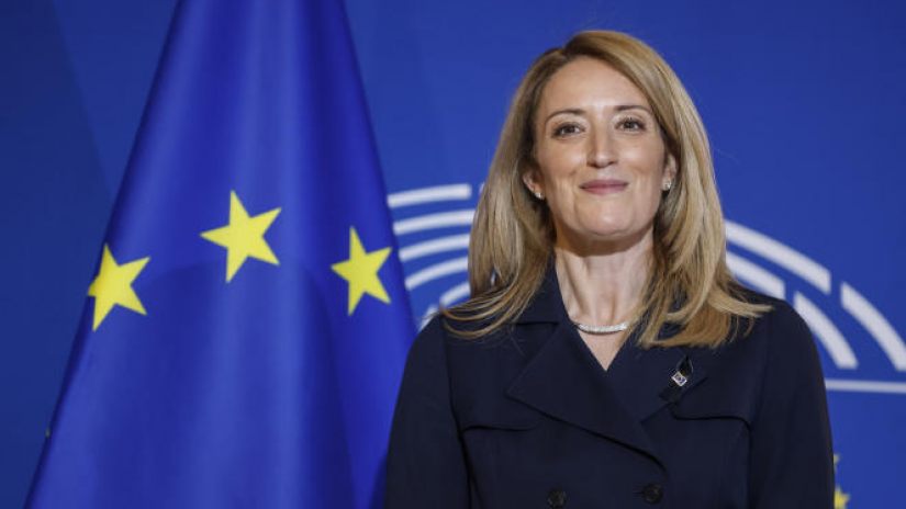 Roberta Metsola re-elected as European Parliament President