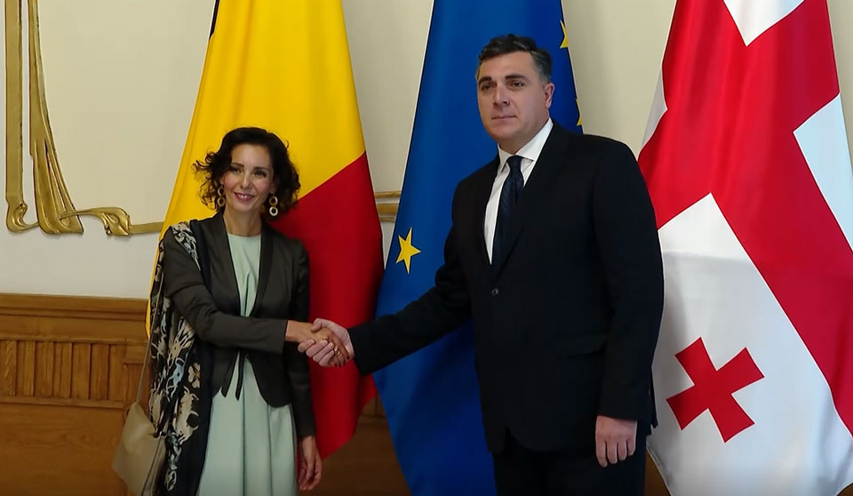 Georgian, Belgian FMs discuss ties, country’s EU integration prospects in Tbilisi