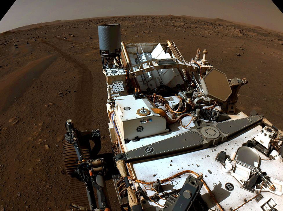 Nasa’s Perseverance prepares to drill first rock sample