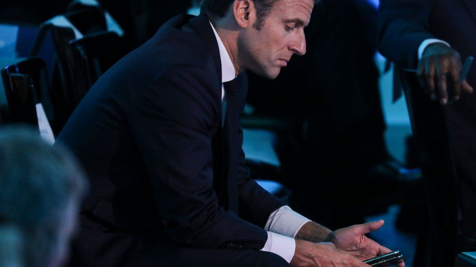 French President Macron changes phone after hack reports