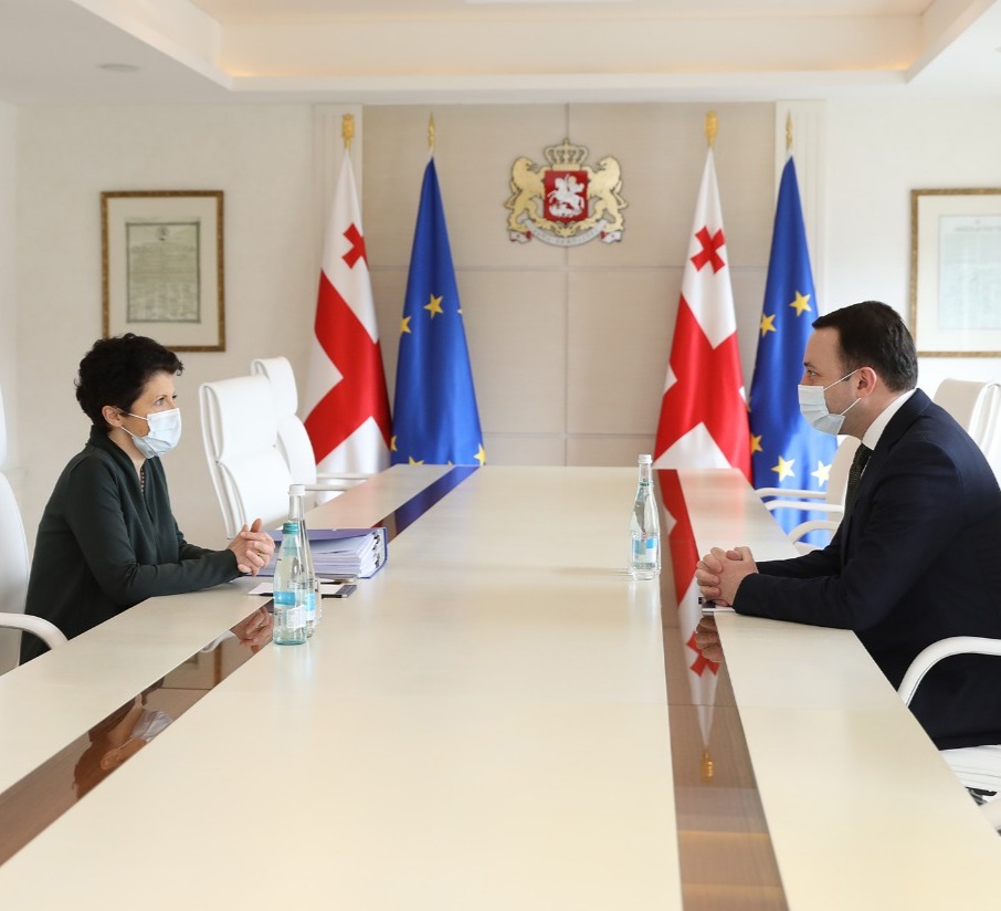 ირაკლი ღარიბაშვილმა თეა წულუკიანთან სამუშაო შეხვედრა გამართა