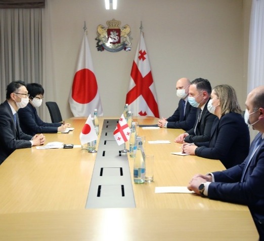შს მინისტრი იაპონიის ელჩს შეხვდა