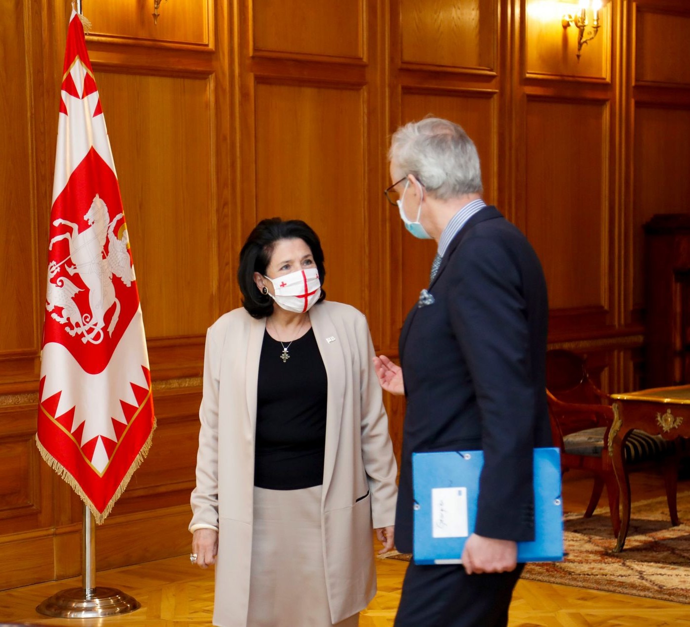 სალომე ზურაბიშვილმა და კრისტიან დანიელსონმა მოლაპარაკებების პროცესი განიხილეს