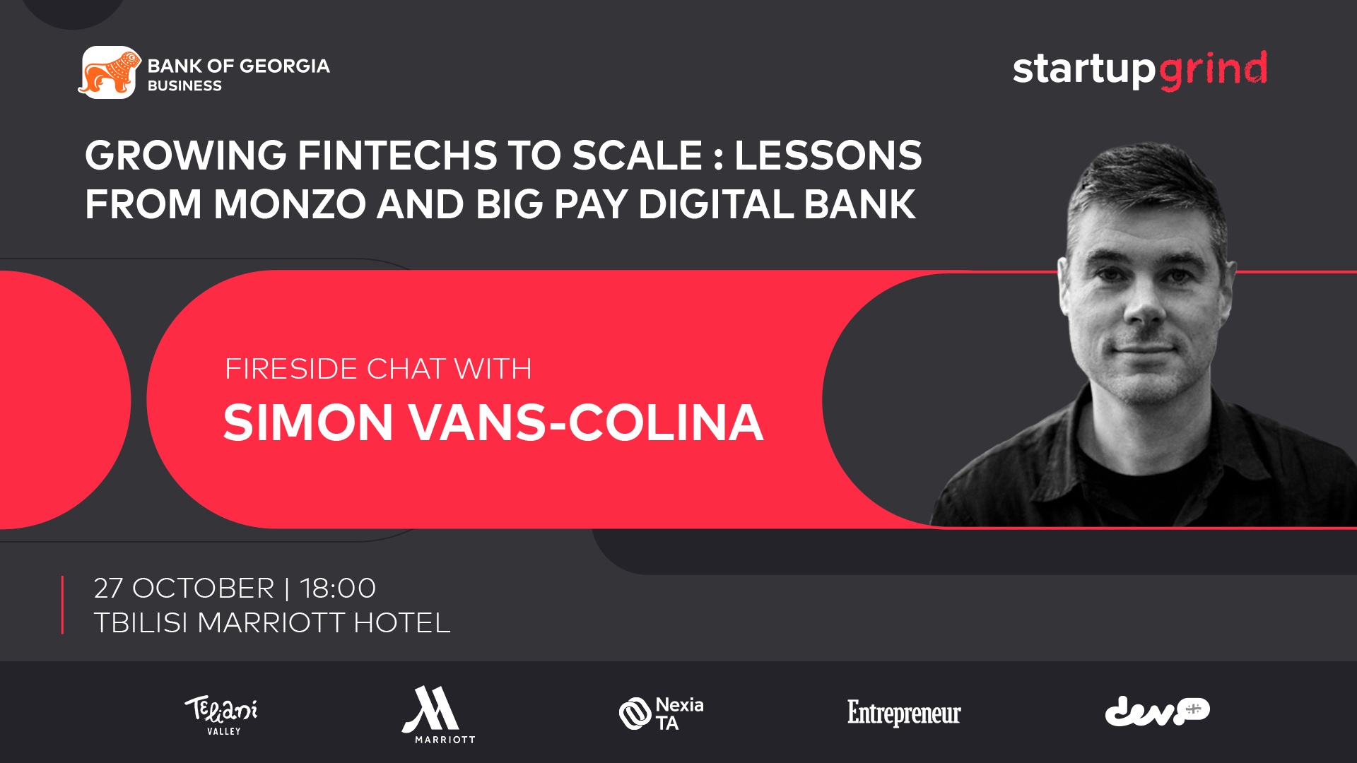 “საქართველოს ბანკის” მხარდაჭერით Stratup Grind–ის ღონისძიებების სერია იწყება