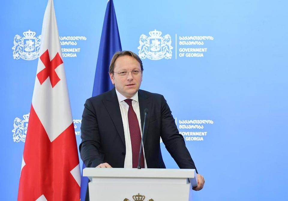 Georgian NGOs ask EU commissioner to make interim report on candidacy public
