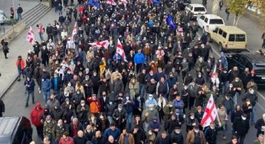 UNM rally ends in Tbilisi without blocking central roads