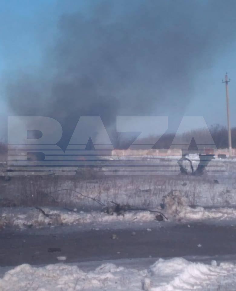 Su-25 bomber crashes in Russia near Ukraine border