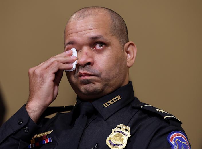 Policeman tells 6 January hearing he feared he would die