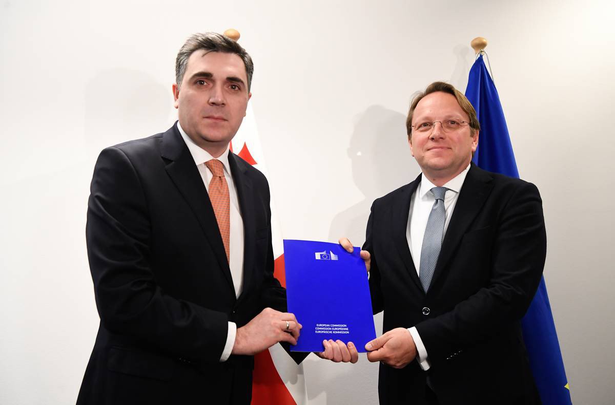 Questionnaire for Georgia’s EU membership bid to be made public