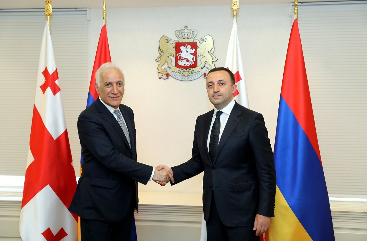 Georgian PM discusses his Peaceful Neighborhood Initiative at a meeting with Armenian President in Tbilisi
