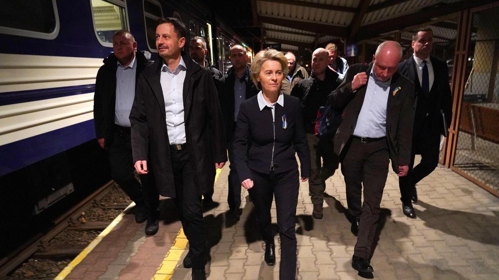 European Commission President heads to Kyiv from Poland by train