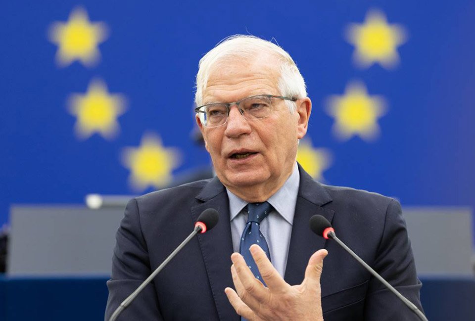 EU’s Borrell takes shelter during Kyiv visit amid Russian air raid alert