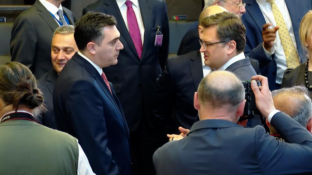 Georgian, Ukrainian FMs agree in Brussels to continue “close communication”
