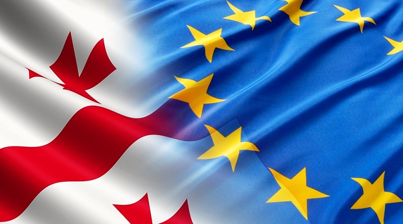 Students and parents of Tbilisi Classical Gymnasium protest delayed EU integration