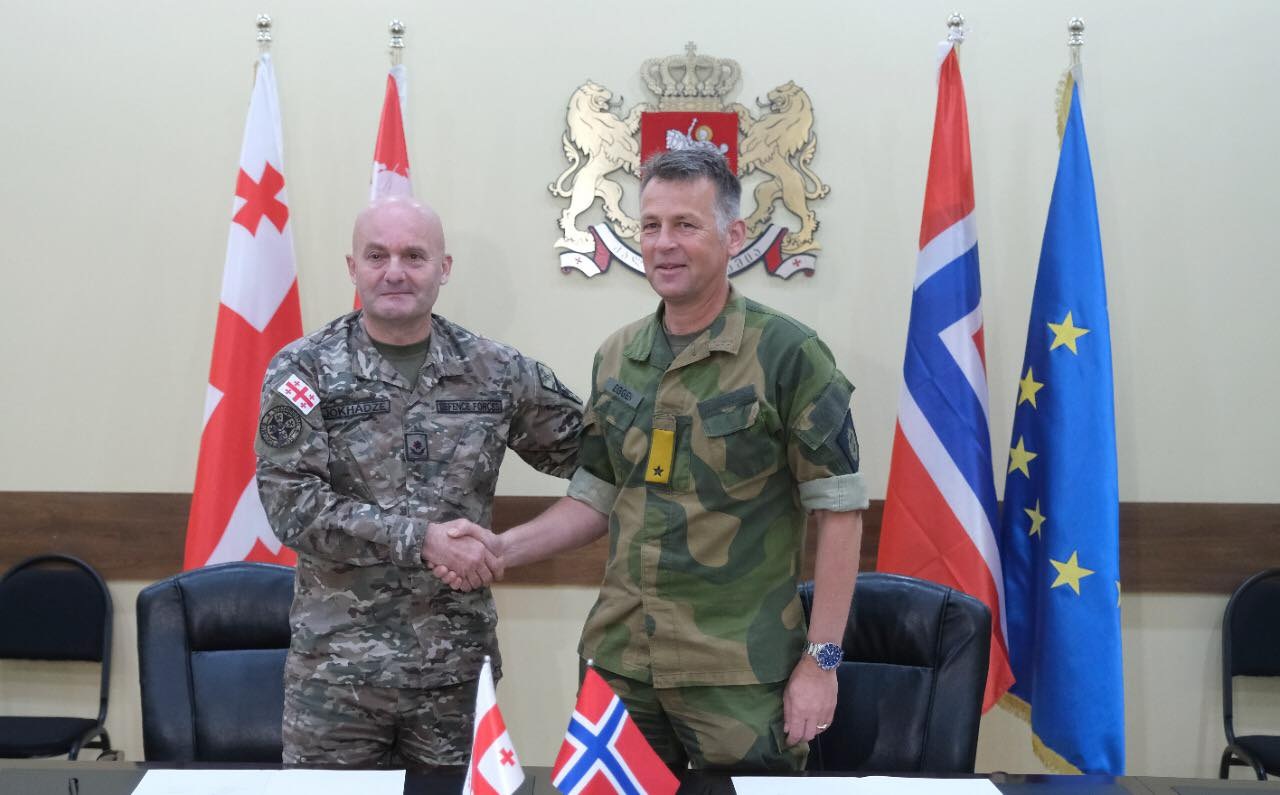 საქართველოს ეროვნულმა გვარდიამ ნორვეგიის შიდა გვარდიასთან ორმხრივი თანამშრომლობის გეგმა გააფორმა