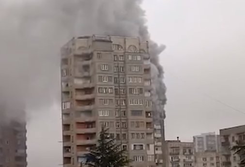 ვარკეთილში, ერთ-ერთ საცხოვრებელ კორპუსში ხანძარი გაჩნდა