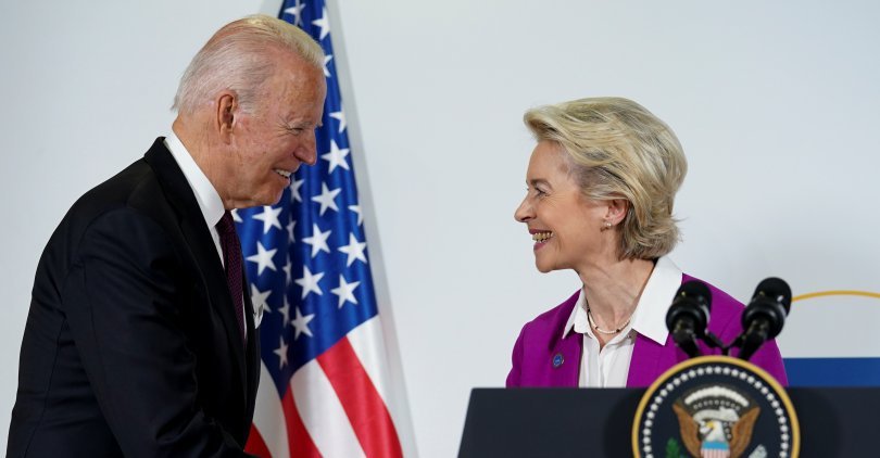 ბაიდენმა ევროკომისიის პრეზიდენტთან უკრაინის ეკონომიკური მხარდაჭერა განიხილა