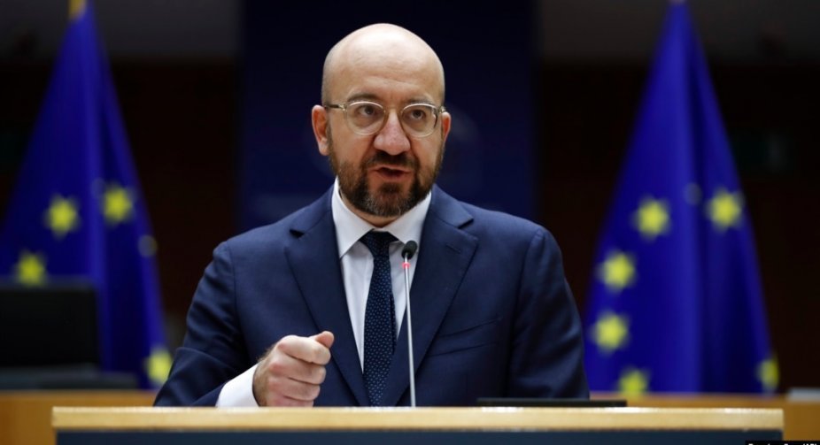 European Cuncil chair arrives in Kyiv