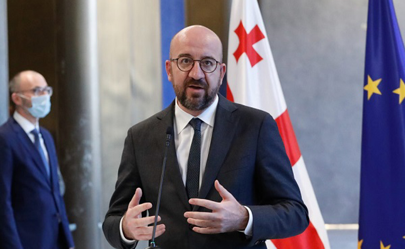 შარლ მიშელი პოლიტიკურ პარტიებთან კონსულტაციებს გადის