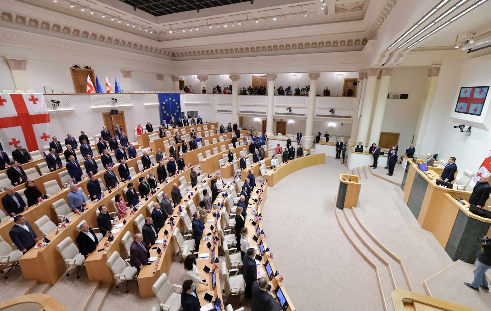 Georgian PM designate presents his Cabinet in parliament