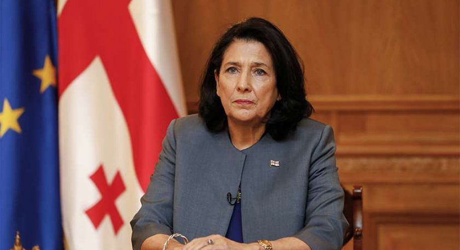 Georgian president condemns “indiscriminate attack” on Kyiv, killing at least 8