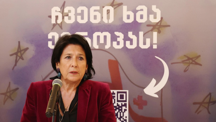 Fifth President Zourabichvili calls jailed media manager ‘symbol of press freedom’ on 100th day of detention