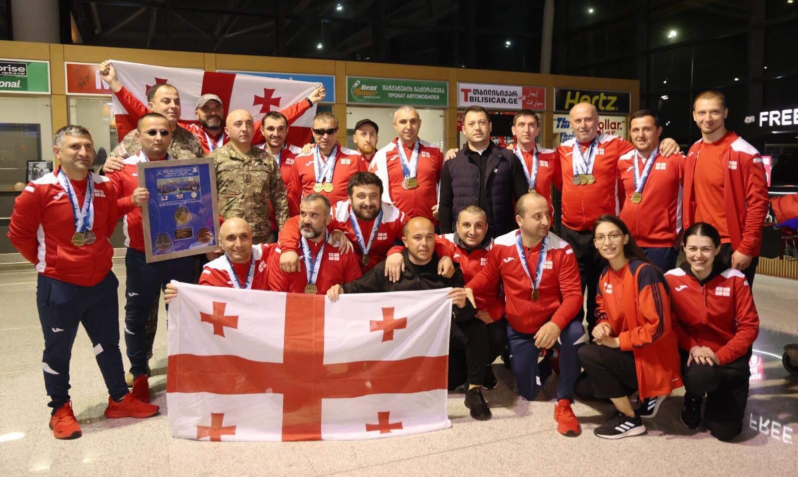 დაჭრილი სამხედრო მოსამსახურეები საერთაშორისო ტურნირიდან 23 მედლით დაბრუნდნენ