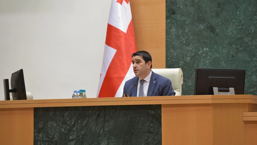 Georgia’s Parliament Speaker “concerned” NGOs created by parties “receive” foreign funding