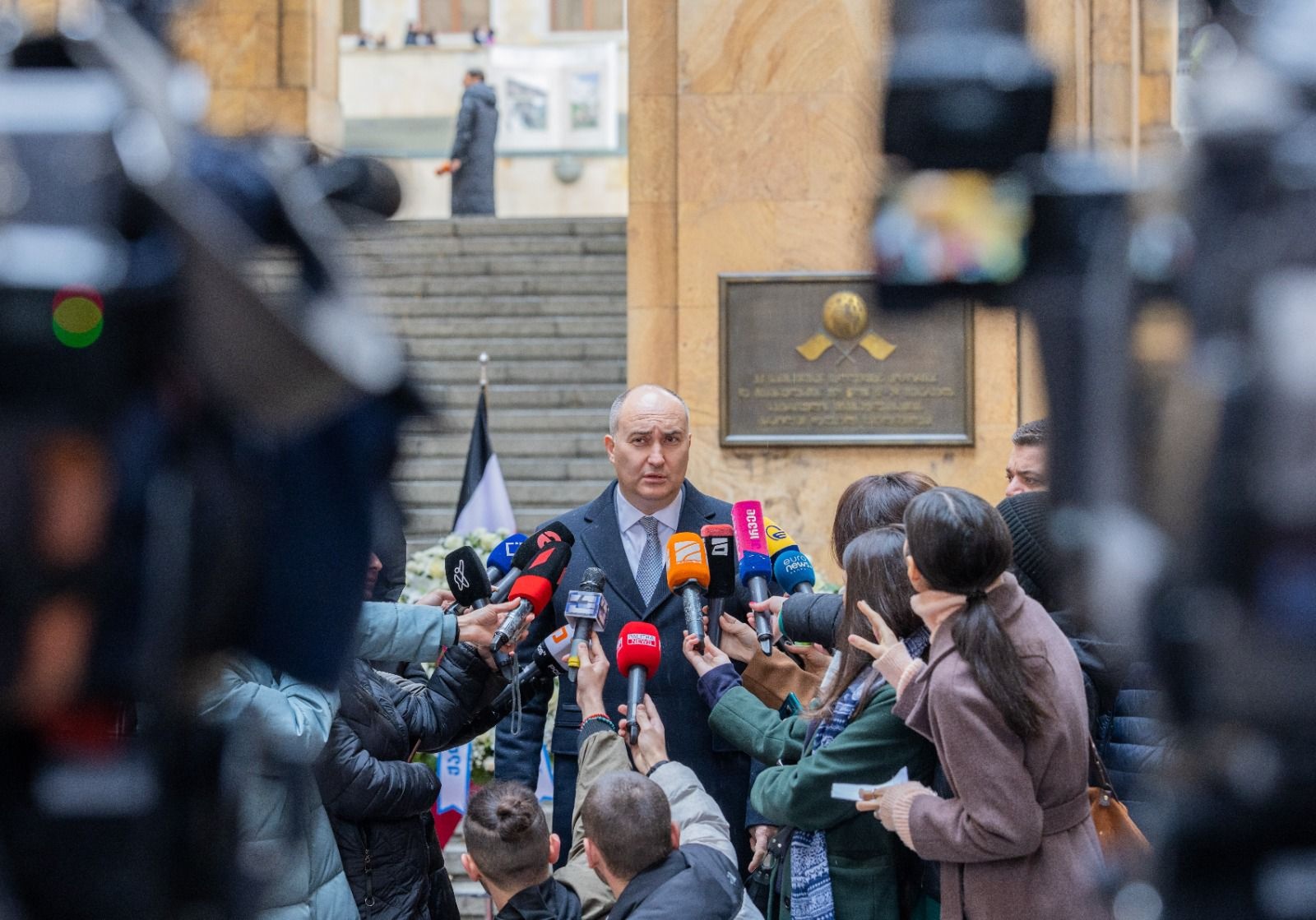 ჯუანშერ ბურჭულაძემ იუნკერთა მემორიალი გვირგვინით შეამკო