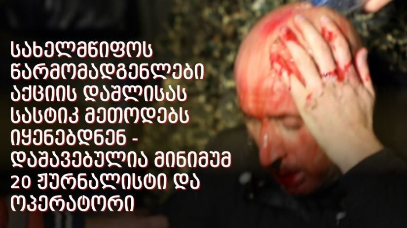Police reportedly assaulted 22 journalists, cameramen during rally dispersal against EU integration freeze