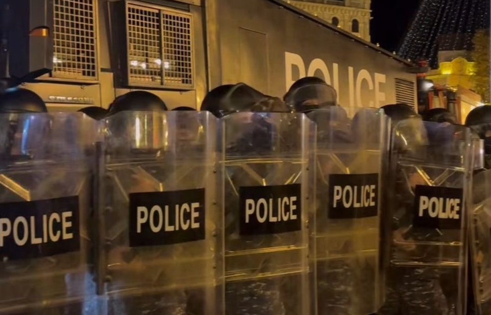 Police detain six during peaceful protest on December 10-11