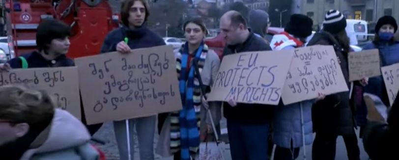 Anti-governmental protests continue in Tbilisi