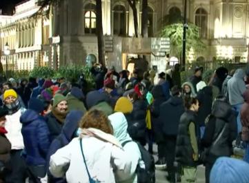 Protests continue outside Georgian Parliament