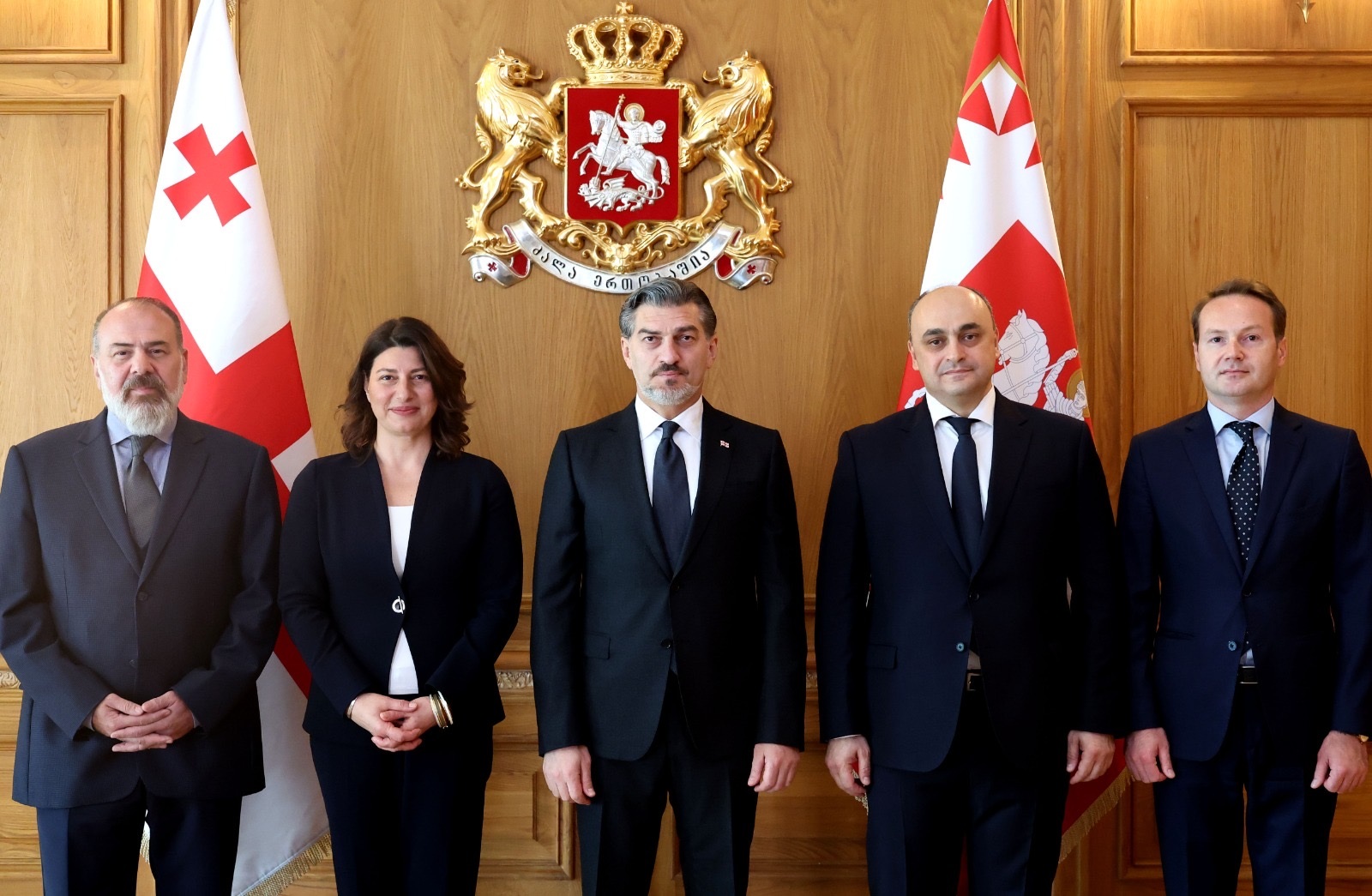 მიხეილ ყაველაშვილი სლოვაკეთში, ეთიოპიაში, ირლანდიასა და წმინდა საყდართან საქართველოს ახლად დანიშნულ ელჩებს შეხვდა