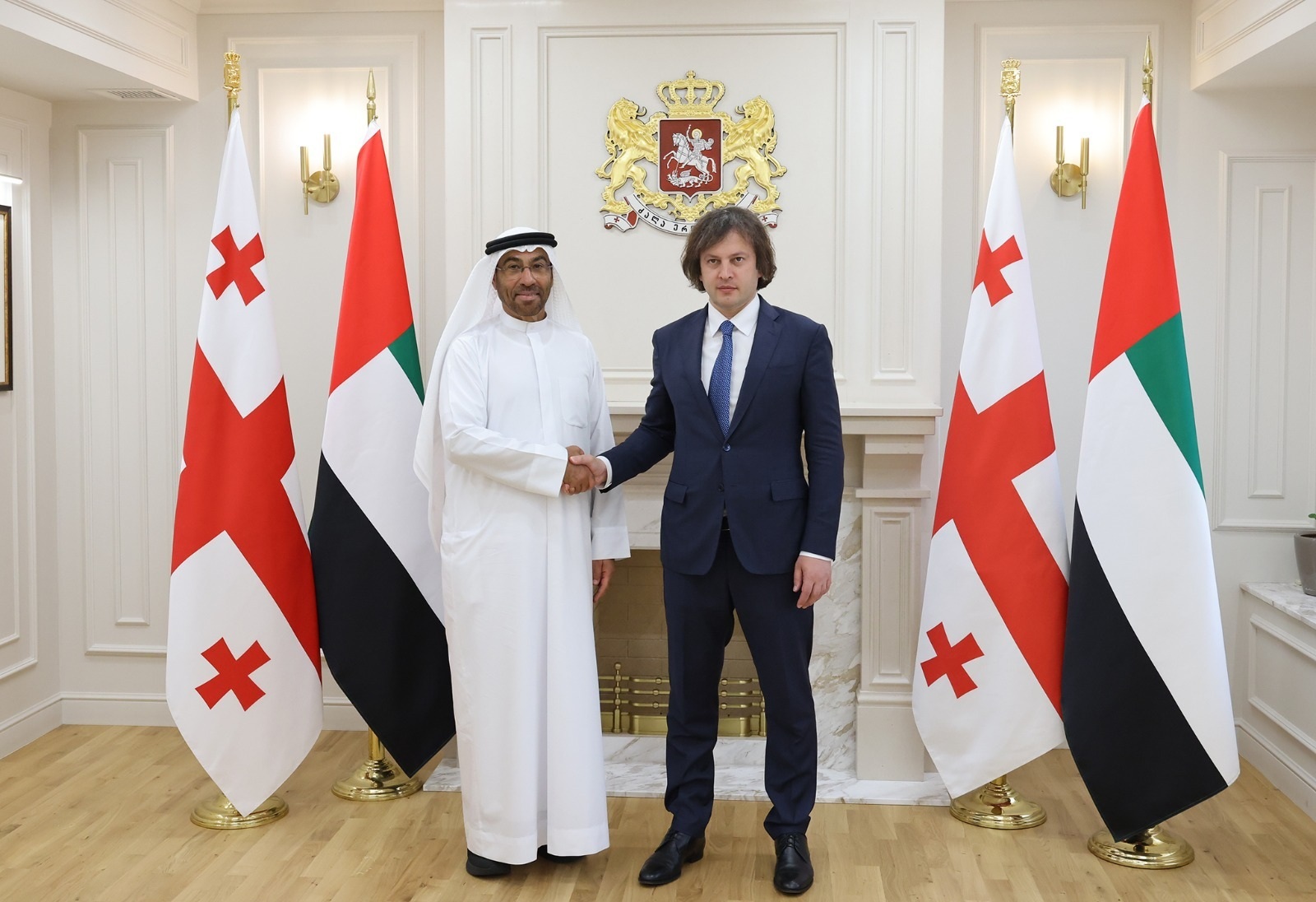 PM Kobakhidze meets UAE minister as Tbilisi Dry Port launches