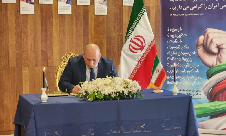 Georgian Deputy FM attends Iran-organized memorial at Tbilisi Embassy