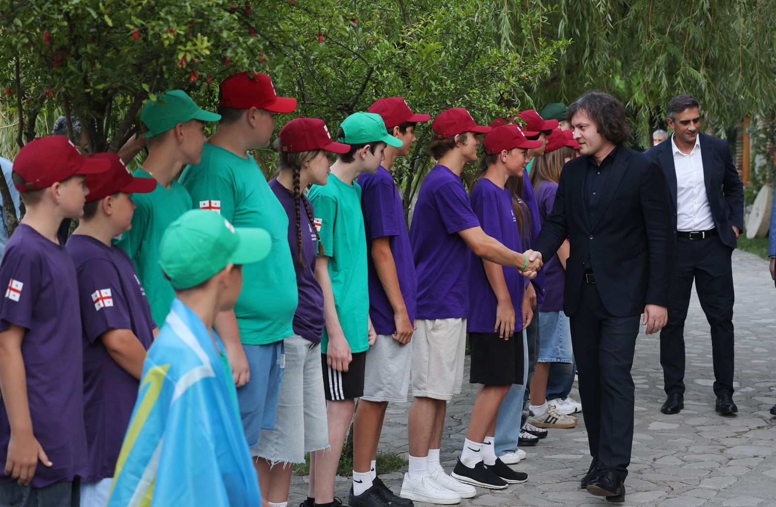 Georgian PM meets Ukrainian students at Government-funded summer camp