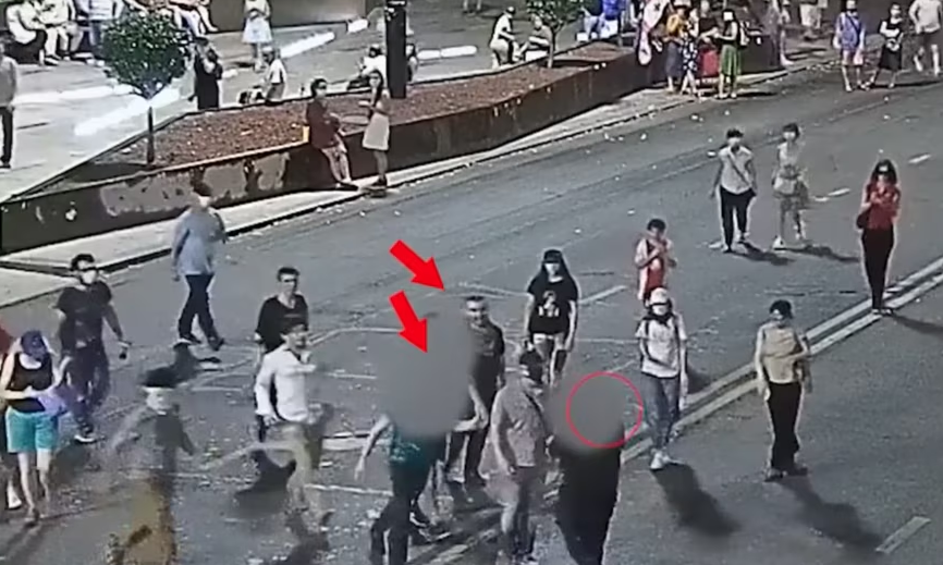 The pair are accused by prosecutors of participating in group violence and If convicted, they face up to two years in prison