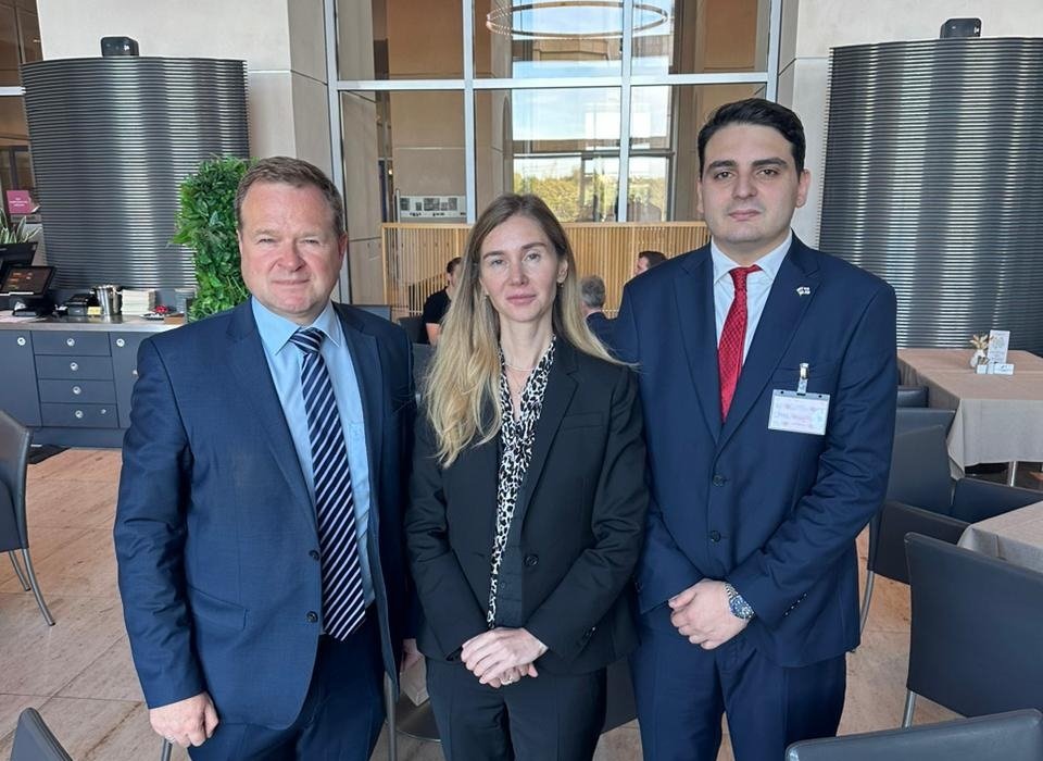 თინა ბოკუჩავა და ლევან სანიკიძე ფრანკ შვაბეს შეხვდნენ