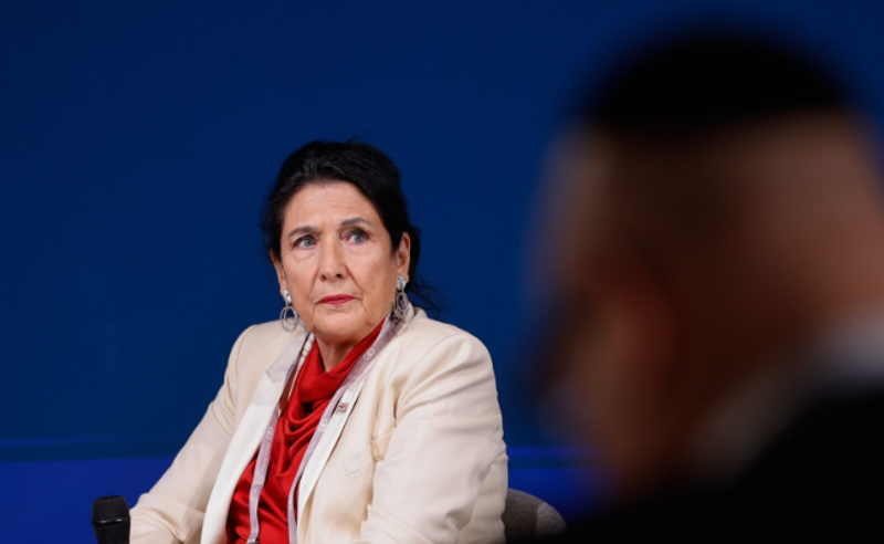 სალომე ზურაბიშვილი - კიდევ ერთი პოლიტიკური ლიდერი უმიზეზოდ და უკანონოდ დააკავეთ, გგონიათ, რომ ამით ხალხს დააშინებთ და გააჩუმებთ?!