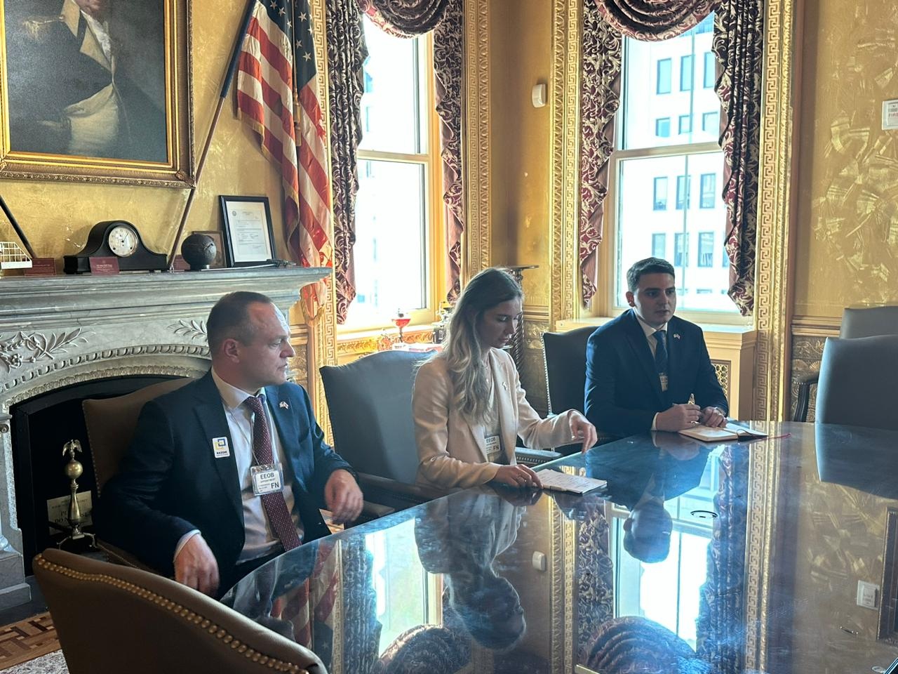 UNM’s Bokuchava meets with US National Security Council representatives at White House