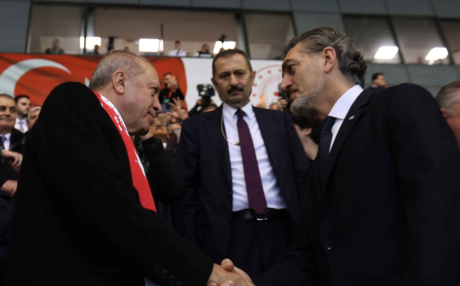 მიხეილ ყაველაშვილი საქართველო-თურქეთის საფეხბურთო ნაკრებებს შორის მატჩს შვილებთან და რეჯეფ თაიფ ერდოღანთან ერთად დაესწრო