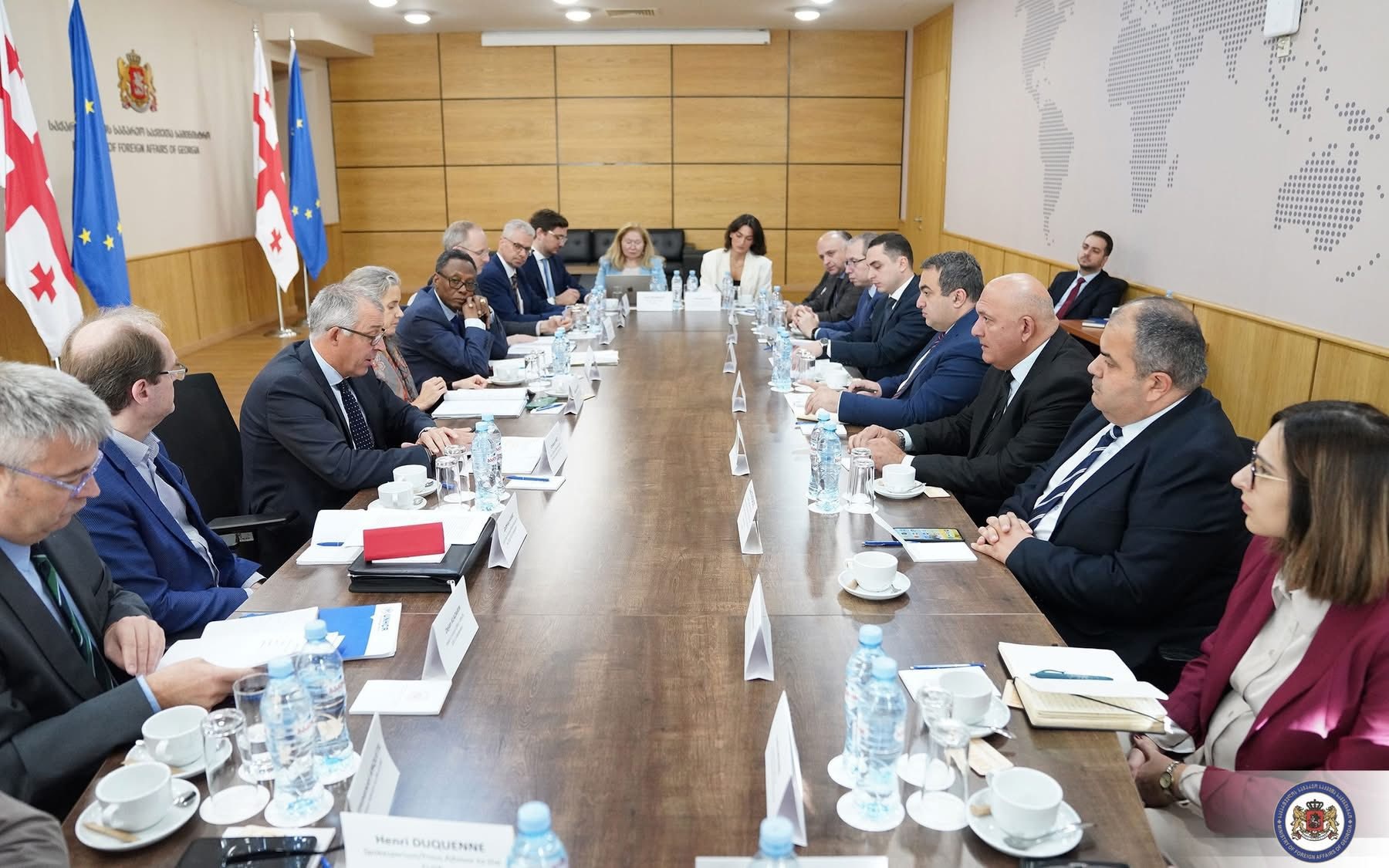 Abkhazia Gov’t Head participates in preparatory meeting for 65th round of Geneva International Discussions