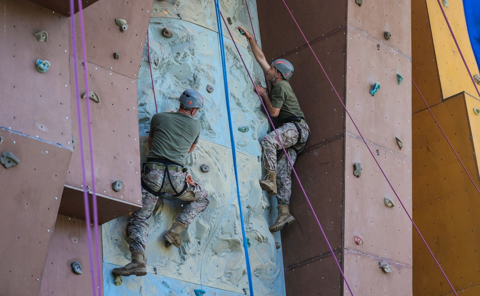 წვევამდელებმა საჩხერეში სამთო მომზადების საბაზისო სწავლება  გაიარეს