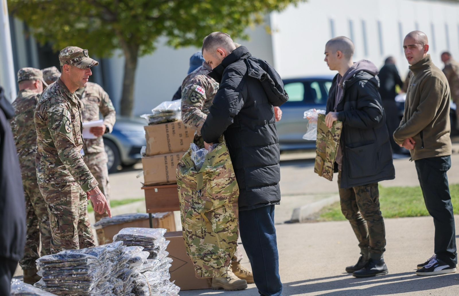 11 თვის ვადით გაწვეულმა პირებმა საწყისი საბრძოლო მომზადება დაიწყეს