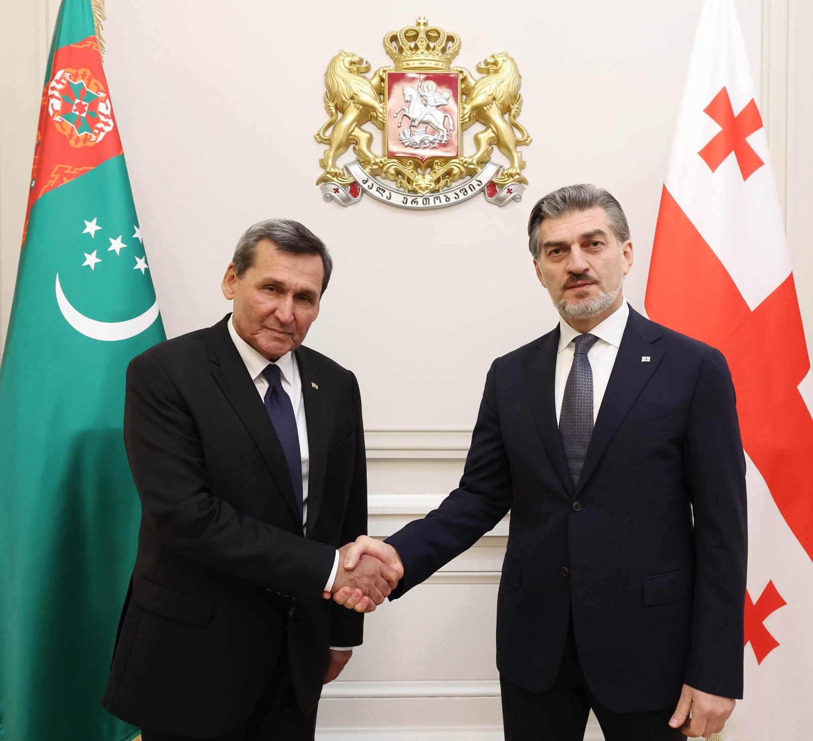 მიხეილ ყაველაშვილი თურქმენეთის საგარეო საქმეთა მინისტრს შეხვდა