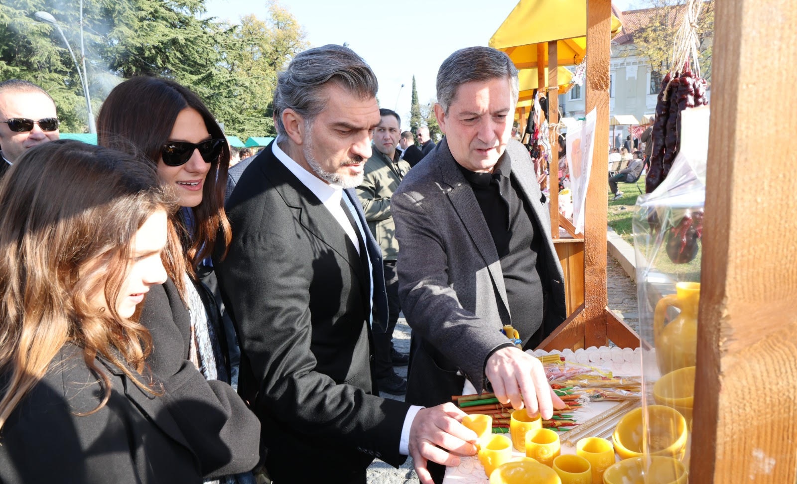 მიხეილ ყაველაშვილი თელავში "ერეკლეობას“ შვილებთან ერთად დაესწრო