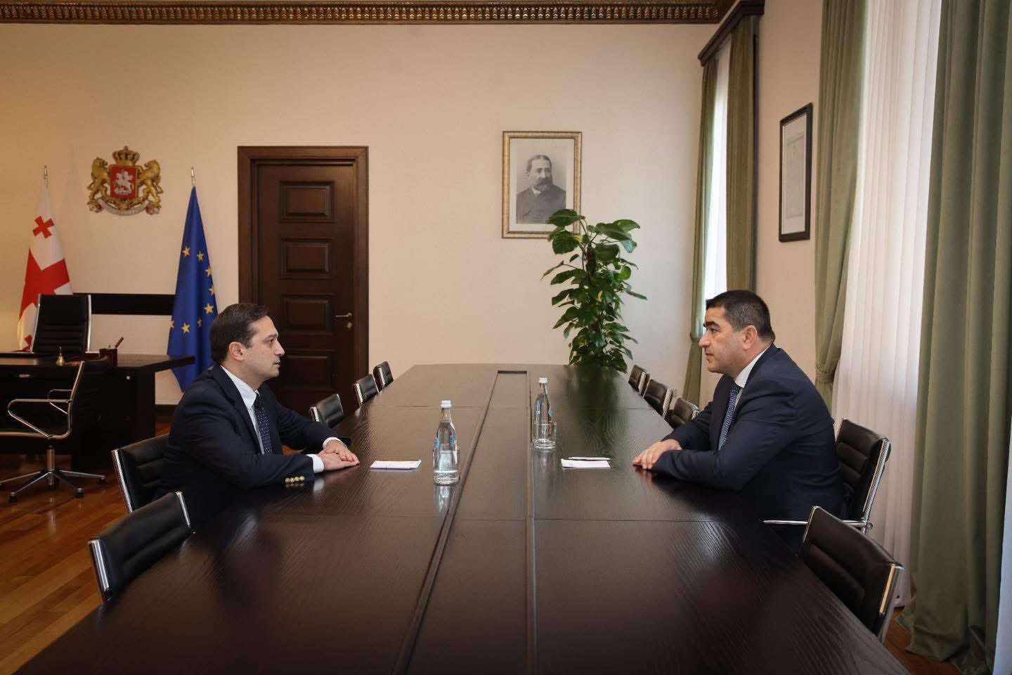 შალვა პაპუაშვილი სახალხო დამცველს შეხვდა