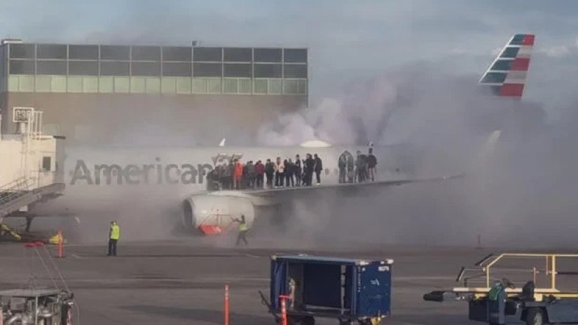 American Airlines-ის თვითმფრინავში ხანძარი გაჩნდა, ბორტზე 178 მგზავრი იმყოფებოდა