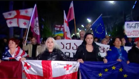 “Spring of People”: Protest marches begin in Tbilisi